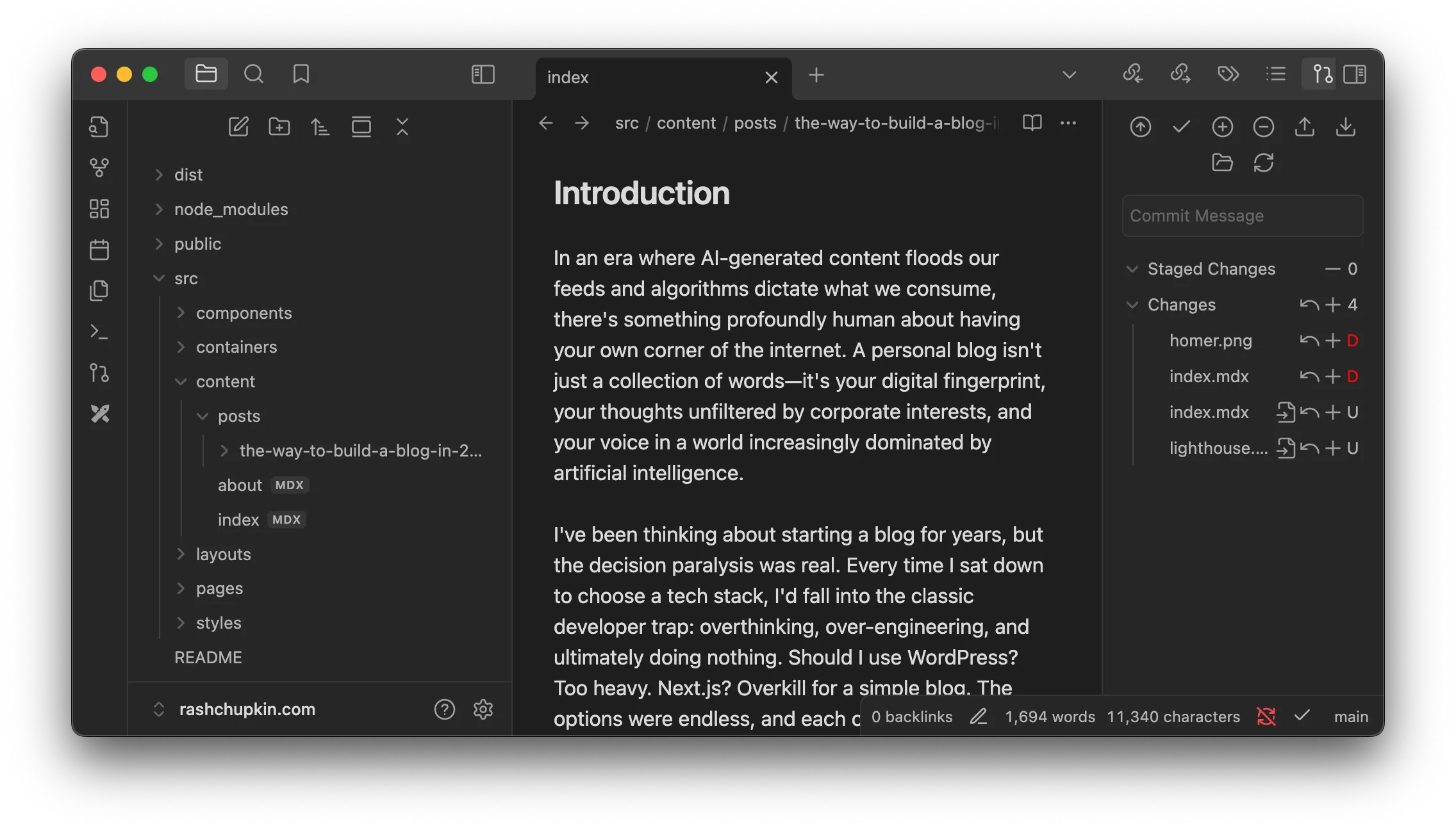 Obsidian workflow